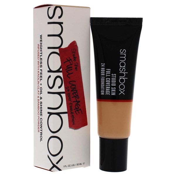 Smashbox, Studio Skin, High Cover, Liquid Foundation, 2.1, Light Warm & Peachy, 30 ml - For Women