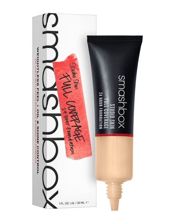 Smashbox, Studio Skin, High Cover, Liquid Foundation, 2.12, Light Neutral, 30 ml - For Women