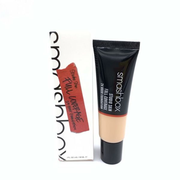 Smashbox, Studio Skin, High Cover, Liquid Foundation, 2.4, Light-Medium Under Tone Warm & Peachy, 30 ml - For Women