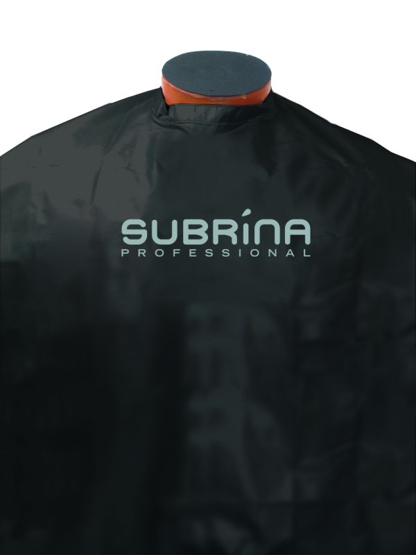 Subrina Professional, Accessories, Hairdressing Textile Cape, Black - Unisex