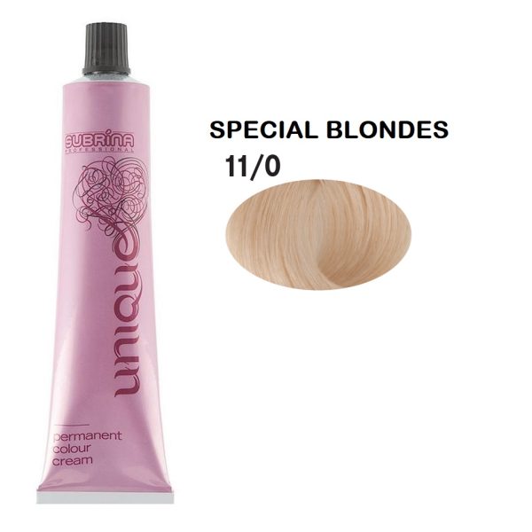 Subrina Professional, Unique, Permanent Hair Dye, 11/0 Special Natural Blonde, 100 ml - For Women