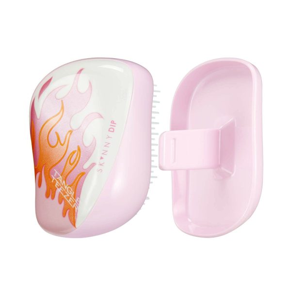 Tangle Teezer, Compact Styler, Detangler, Hair Brush, Dip Flames - For Women