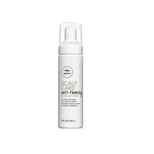 Tea Tree by Paul Mitchell, Scalp Care Anti-Thinning, Paraben-Free, Hair Styling Foam, For Volume & Texture, 200 ml - For Women