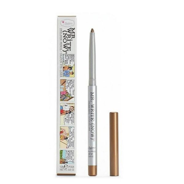 The Balm, Mr.Write(Now), Precision, Gel Pencil Eyeliner, Jac Bronze, 0.28 g - For Women