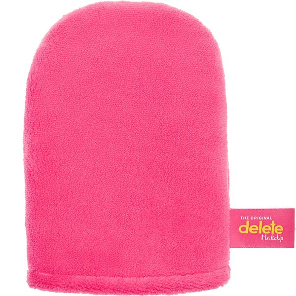 The Original, Delete Makeup, Textile Makeup Remover Glove, Pink - For Men