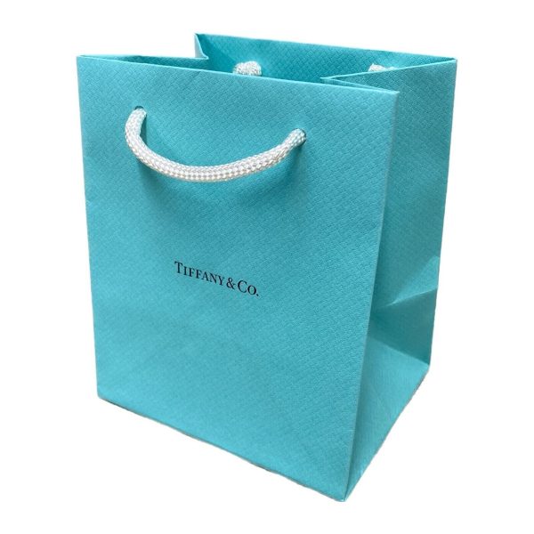 Tiffany & Co, Tiffany & Co., Shopping, GWP Cardboard Bag, Green, Size S - For Women