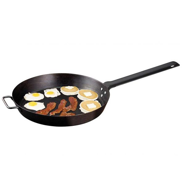 Tigaie adanca rotunda din otel carbon Paella Lumberjack cu maner 50 cm Camp Chef CC-SLJ20 - imagine 3