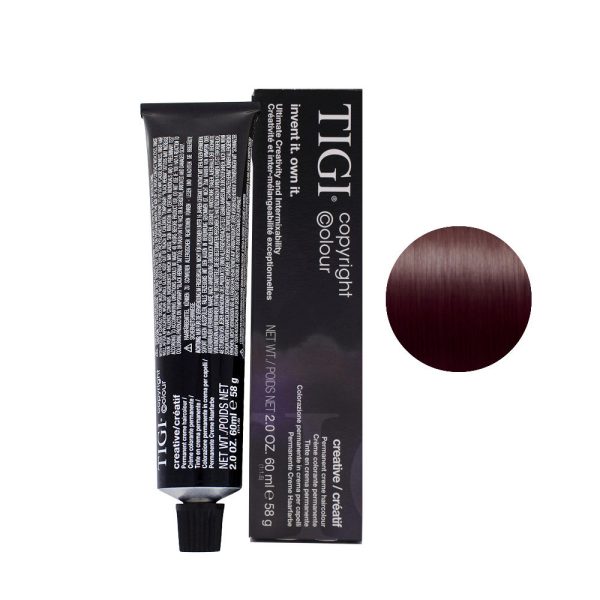 Tigi, Colour Creative, Permanent Hair Dye, 4/2 Medium Brown Violet, 60 ml - For Women