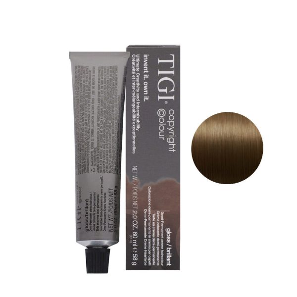 Tigi, Colour Gloss, Semi-Permanent Hair Dye, 5/0 Light Natural Brown, 60 ml - For Women