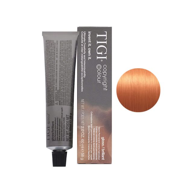 Tigi, Colour Gloss, Semi-Permanent Hair Dye, 7/44 Medium Blonde Copper Intensive, 60 ml - For Women