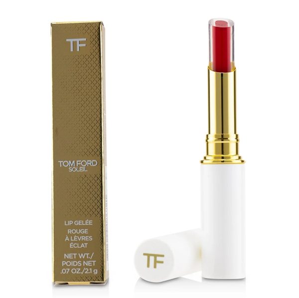 Tom Ford, Soleil, Cream Lipstick, Z08, Lustrous Red, 2.1 g - For Women