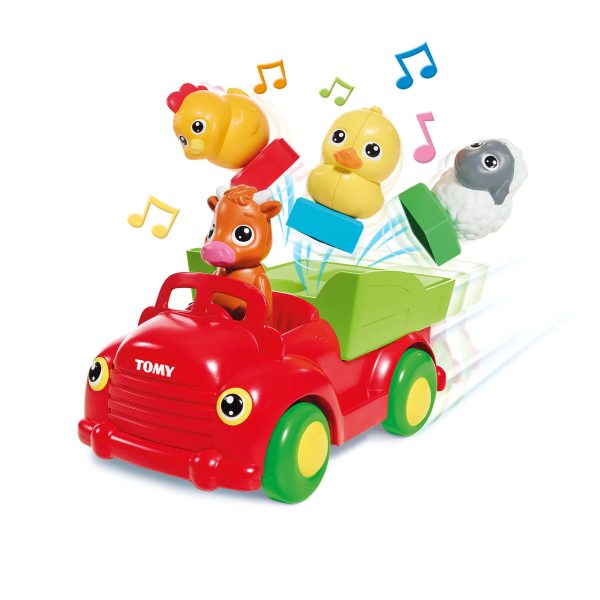 Tomy, Sort N Pop, Farmyard Friends, Toy Car, 12+ months -