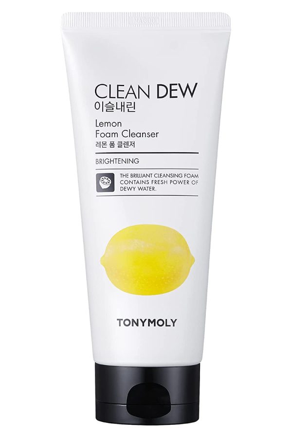 TonyMoly, Clean Dew, Lemon, Brightening, Cleansing Foam, 180 ml - For Women