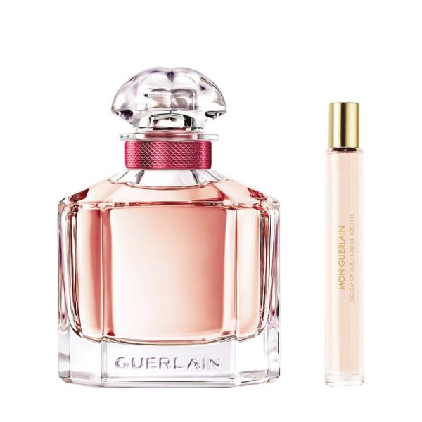 Travel Set Guerlain: Mon Guerlain Bloom of Rose, Eau De Toilette, For Women, 100 ml + Mon Guerlain Bloom of Rose, Eau De Toilette, For Women, 10 ml - For Women