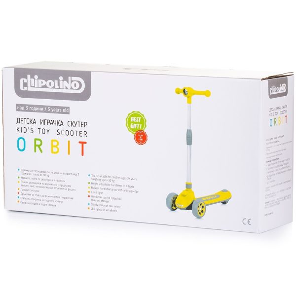 Trotineta Chipolino Orbit yellow - imagine 4