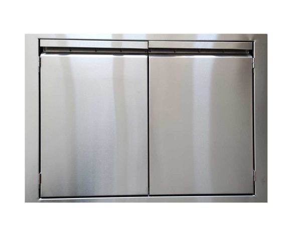 Usa din inox cu cadru built-in 81 x 57 x 4 cm pentru insula si bucatarie exterioara Grandhall Elite 4B A08001005T