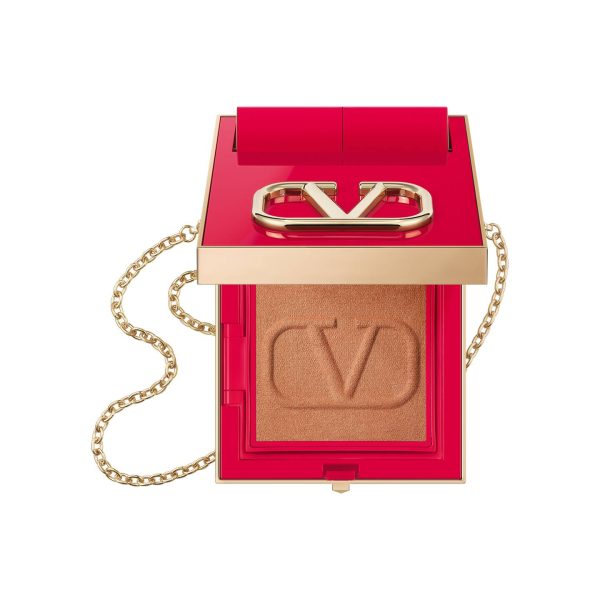 Valentino, Go-Clutch, Glow, Compact Powder, 00, Bronze, 4.2 g - For Women