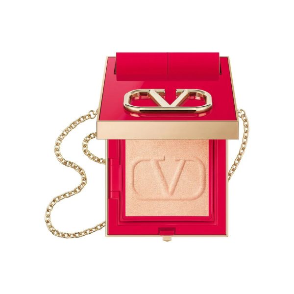 Valentino, Go-Clutch, Glow, Compact Powder, 02, Light, 4.2 g - For Women