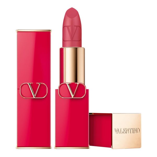 Valentino, Rosso, Matte, Cream Lipstick, 102R, Refillable, 3.5 g - For Women