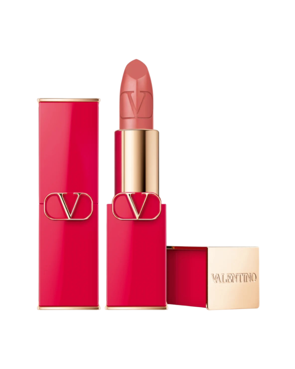 Valentino, Rosso, Satin Finish, Cream Lipstick, 101A, Refillable, 3.5 g - For Women