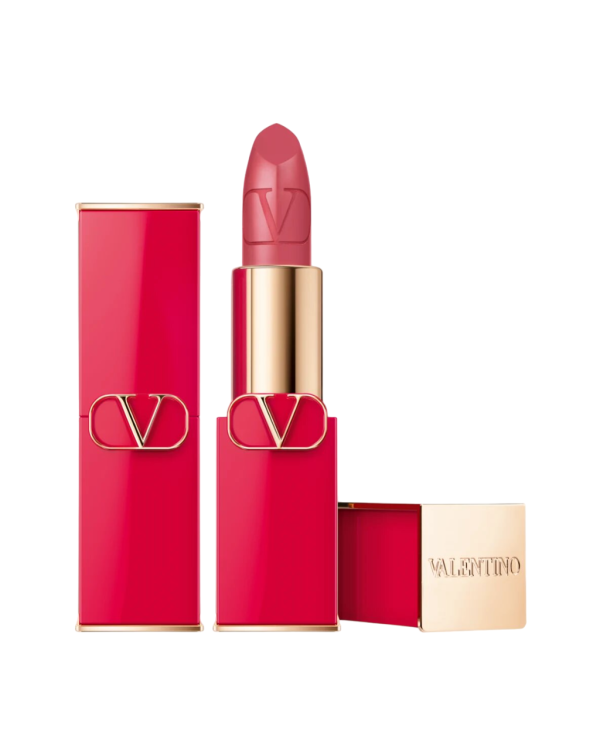 Valentino, Rosso, Satin Finish, Cream Lipstick, 104R, Refillable, 3.5 g - For Women