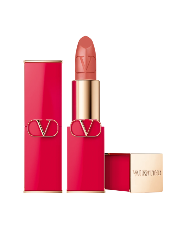 Valentino, Rosso, Satin Finish, Cream Lipstick, 106A, Refillable, 3.5 g - For Women