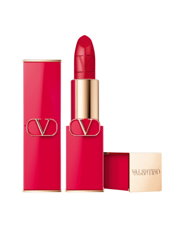 Valentino, Rosso, Satin Finish, Cream Lipstick, 22R, Refillable, 3.5 g - For Women