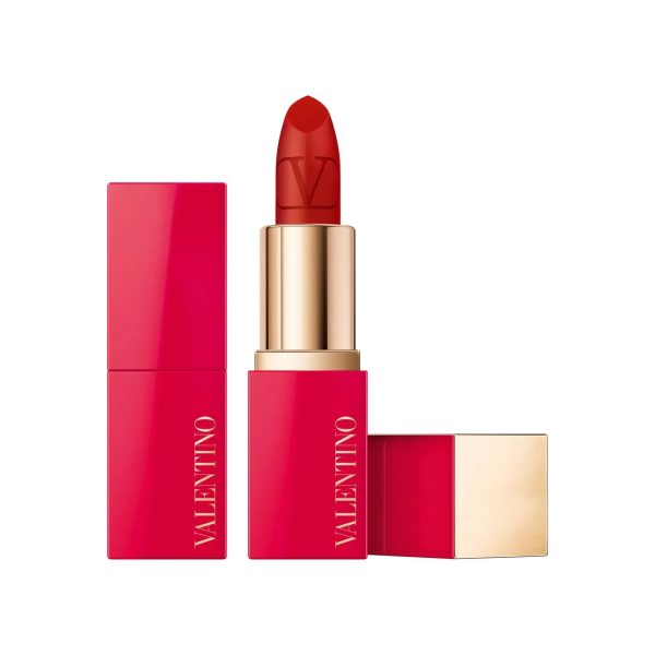 Valentino, Rosso, Satin Finish, Cream Lipstick, 22R, Refillable, 3.5 g - For Women