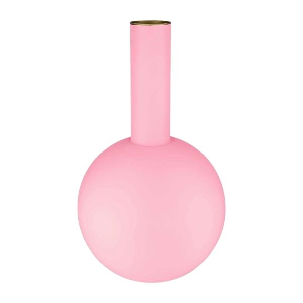 Vaza decorativă, din metal, Pip Studio, Light Pink, 42 cm, colecția Others