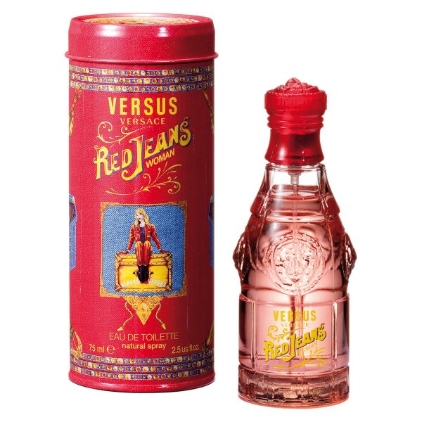 Versace, Red Jeans, Eau De Toilette, For Women, 75 ml - For Women