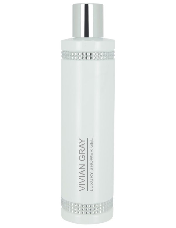 Vivian Gray, Crystals In White, Softening, Shower Gel, For All Skin Types, 250 ml - For Women