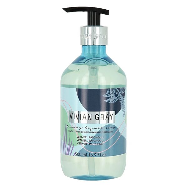 Vivian Gray, Modern Pastel, Vetiver & Patchouli, Cleansing, Liquid Soap, 500 ml - For Women