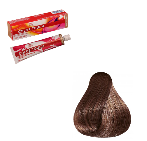 Wella Professionals, Color Touch, Ammonia-Free, Semi-Permanent Hair Dye, 6/73 Dark Auburn Blonde, 60 ml - For Women