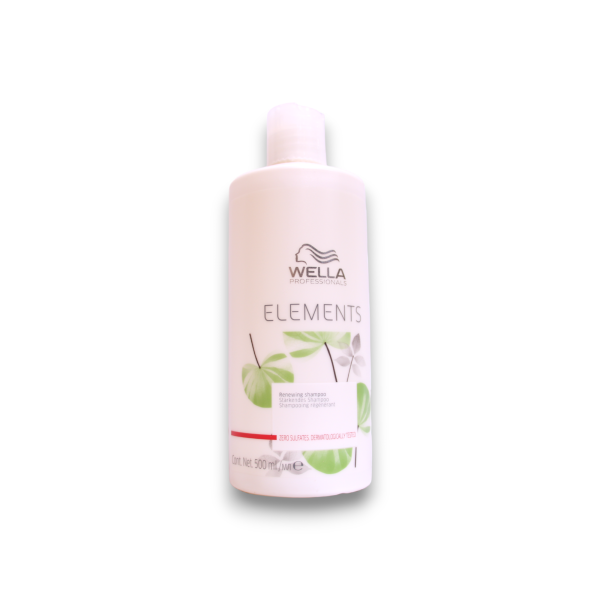 Wella Professionals, Elements Renewing, Silicone Free, Hair Shampoo, For Shine & Softness, 500 ml - For Women