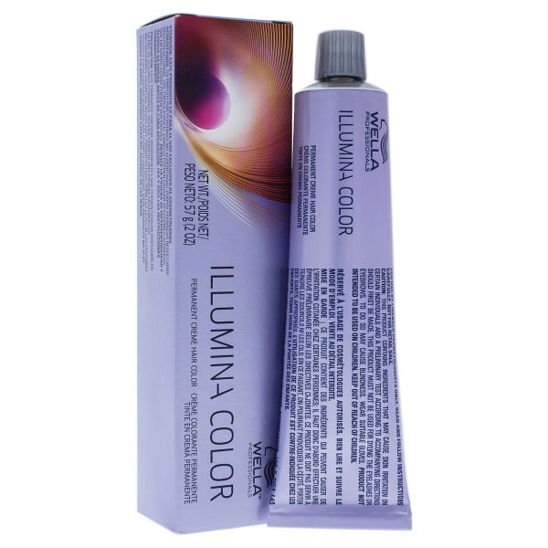 Wella Professionals, Illumina Color, Permanent Hair Dye, 4/ Medium Chestnut, 60 ml - For Women