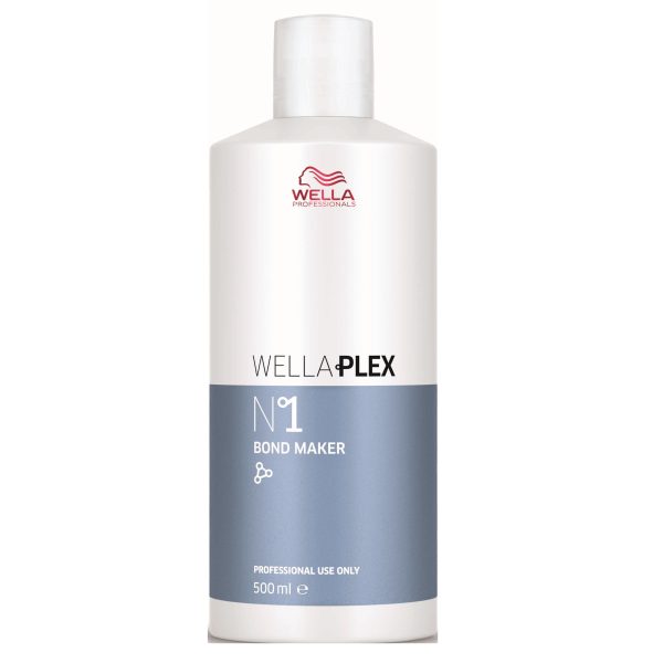 Wella Professionals, Wellaplex Bond Marker, Hair Cream Treatment, Reduce Hair Damage, 500 ml - For Women