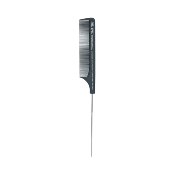 Wet Brush, Epic, With Metal Tail, Hair Plastic Comb, Black - Unisex