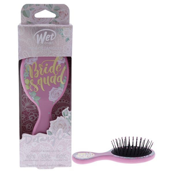 Wet Brush, Bridal Collection - Mini, Detangler, Hair Brush, Bride Squad Pink, Detangle - For Women