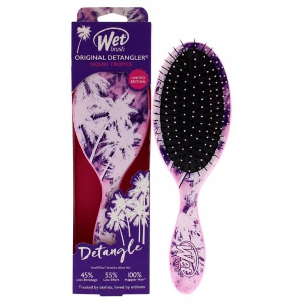 Wet Brush, Liquid Tropics Collection - Original, Detangler, Hair Brush, Palm Trees, Detangle - For Women