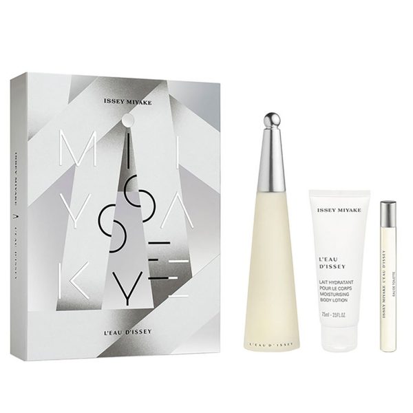 Xmas 2023 Set Issey Miyake: L'Eau d'Issey, Eau De Toilette, For Women, 100 ml + L'Eau d'Issey, Moisturizing, Body Lotion, 50 ml + L'Eau d'Issey, Eau De Toilette, For Women, 10 ml *Vial - For Women