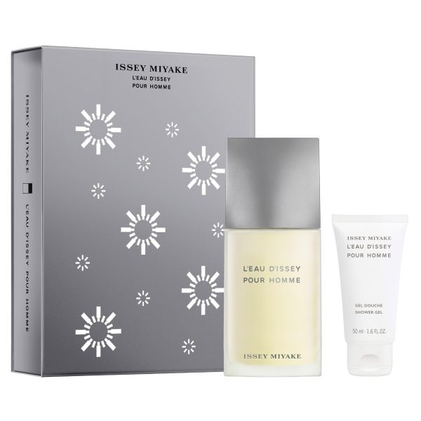 Xmas Set Set Issey Miyake: L'Eau d'Issey, Eau De Toilette, For Men, 75 ml + L'Eau d'Issey, Moisturizing, Shower Gel, For All Skin Types, 50 ml - For Men