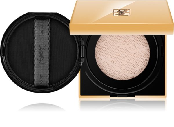 Yves Saint Laurent, Touche Eclat Le Cushion Collector, Customizable Radiance & Coverage, Compact Foundation, B 20, Ivory, SPF 50, 15 g - For Women