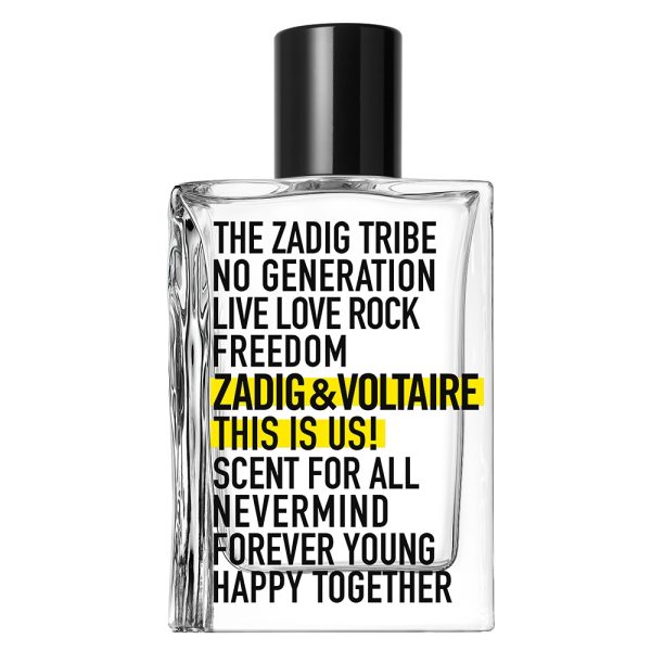 Zadig & Voltaire, This Is Us!, Eau De Toilette, Unisex, 50 ml - Unisex