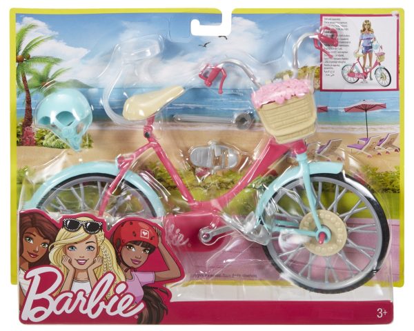 BARBIE BICICLETA ROZ LUI BARBIE