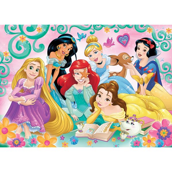 PUZZLE TREFL 200 PRINTESELE DISNEY INTR-O SEARA DE POVESTE - imagine 2