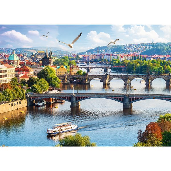 PUZZLE TREFL 500 ORASUL PRAGA - imagine 2