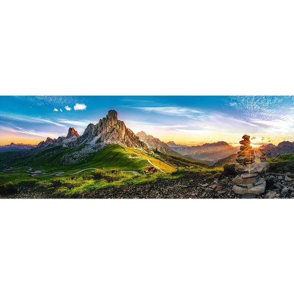 PUZZLE TREFL 1000 PANORAMA MUNTII DOLOMITI - imagine 2