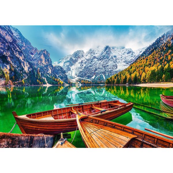 PUZZLE TREFL 500 LACUL BRAIES ITALIA - imagine 2