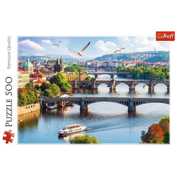 PUZZLE TREFL 500 ORASUL PRAGA - imagine 3