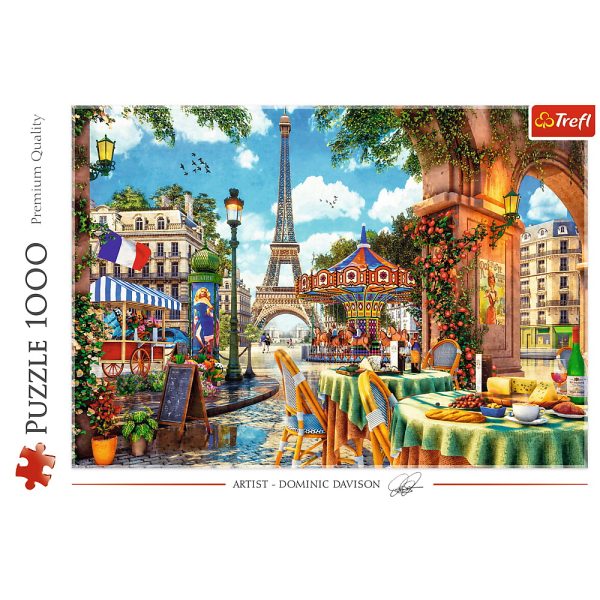 PUZZLE TREFL 1000 DIMINEATA PARIZIANA - imagine 3